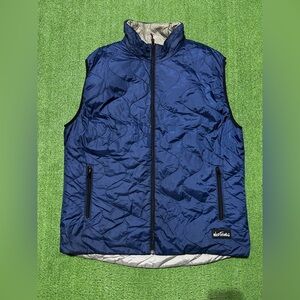 Wild Things Primaloft Vest Reversible Blue Quilted Men’s 2XL Made In USA